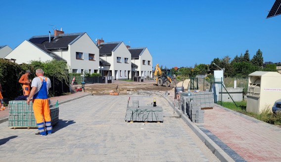 Budowa drogi na Osiedlu Zacisze